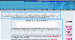 Desktop Screenshot of overfiftiesinsurance.com