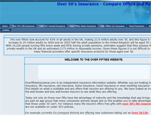 Tablet Screenshot of overfiftiesinsurance.com